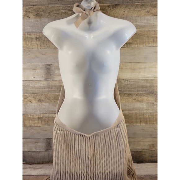 Summersalt Crochet Halter Beach Cover Dress Size XL Retail $145 - Picture 3 of 8